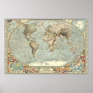 The World - 1875 Poster
