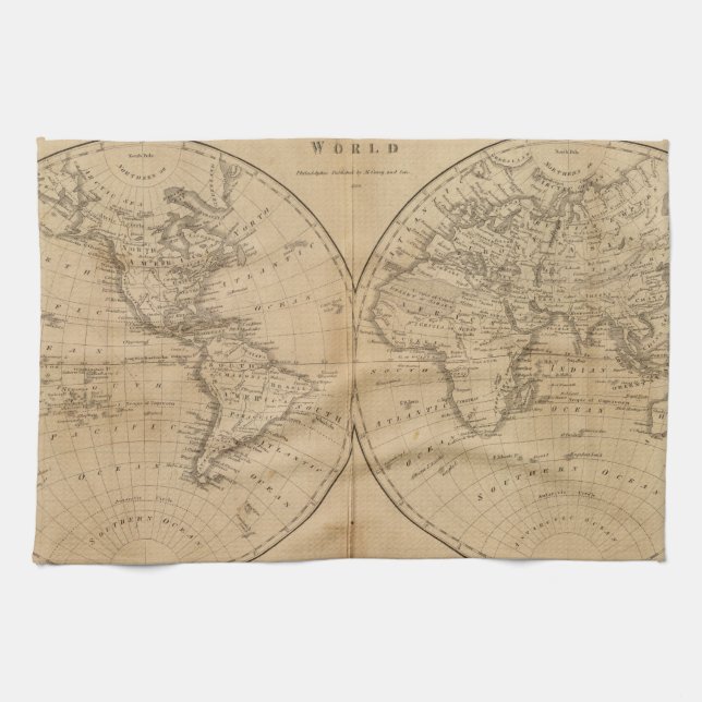 The World 2 2 Tea Towel (Horizontal)