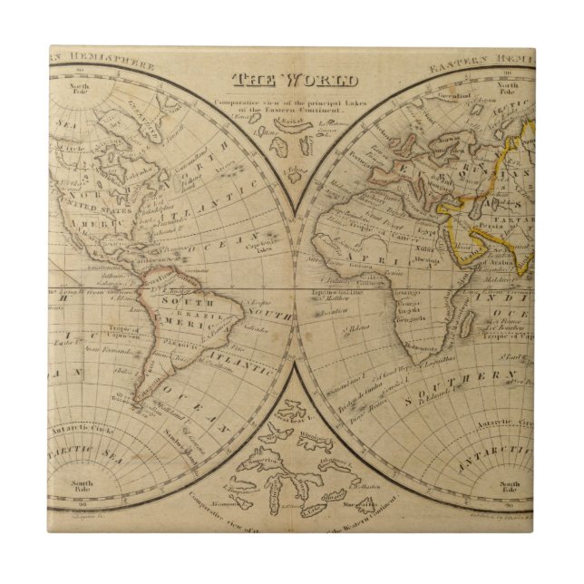 The World 3 Ceramic Tile (Front)