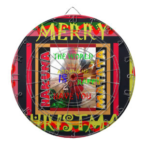 The world around Me is happy to Have You colours M Dartboard