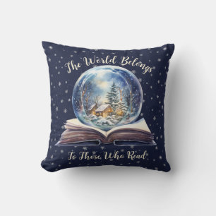 The World Belongs To Those Who Read Design Cushion