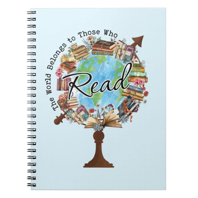 The World Belongs to Those Who Read Notebook (Front)
