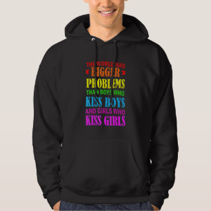 The World Has Bigger Problems Vintage For Gay Prid Hoodie