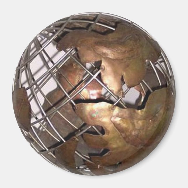 The World in 3-D Magnet (Front)