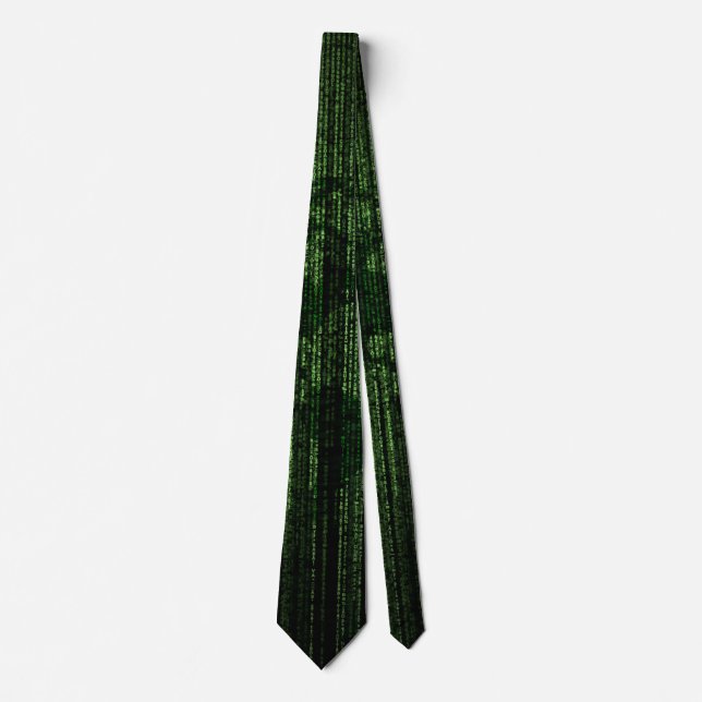 The world in the matrix tie (Front)