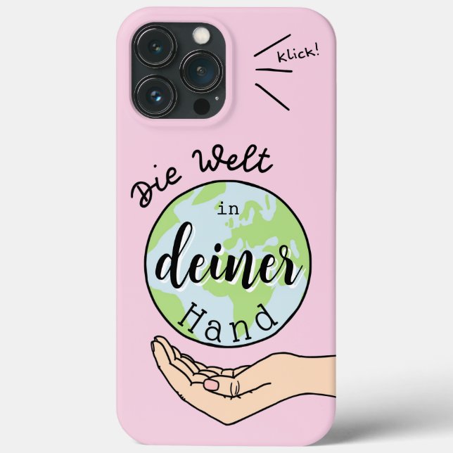 The World in Your Hand Case-Mate iPhone Case (Back)