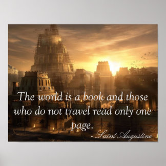 The World is a Book poster