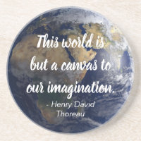 The World is a Canvas Inspiring Quote