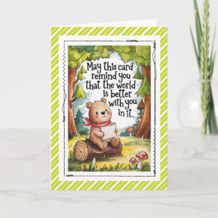 The World Is Better With You In It Inspiration Card