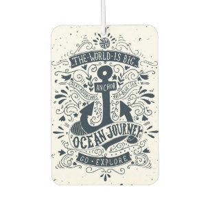 The World Is Big - Go Explore Car Air Freshener