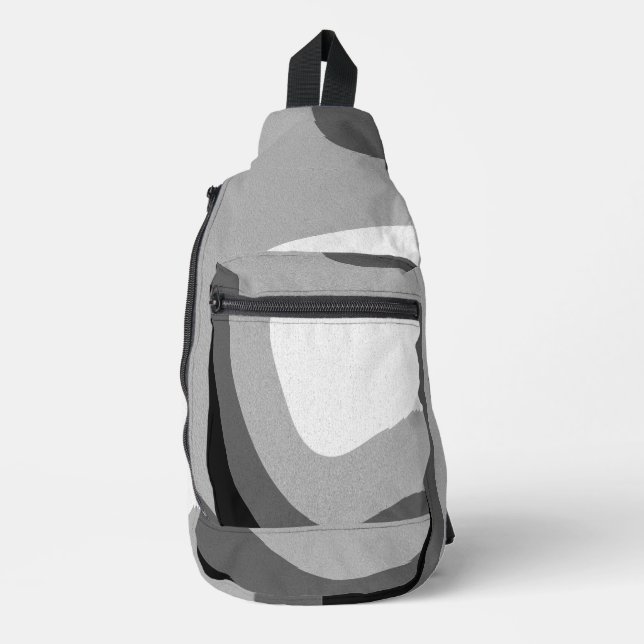 The World Is Grey Sling Bag (Front)