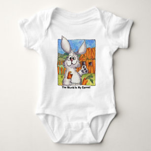 The World Is My Carrot! Baby Bodysuit