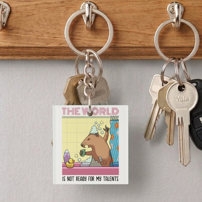 The World Is Not Ready Singing Groundhog Key Ring (Creator Uploaded)