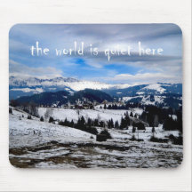 the world is quiet here