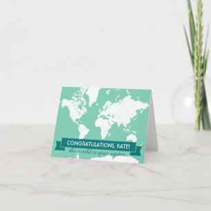 The World is Your Oyster "Congratulations" Card
