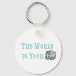 The World is Your Oyster Keychain