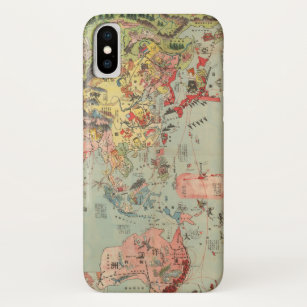The World Map at a Glance - World Air Routes Case-Mate iPhone Case