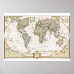 The world map poster