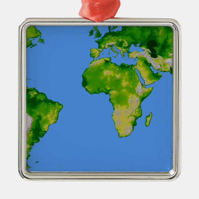 The World Metal Ornament (Front)