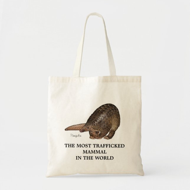 The World Most Trafficked Mammal Tote Bag (Front)