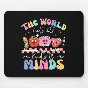 The World Needs All Kinds Of Minds Special Educati Mouse Pad