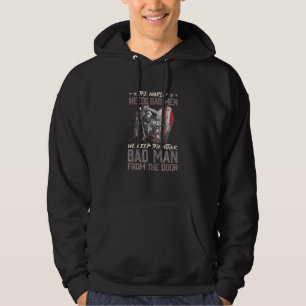 The World Needs Bad Men Grim Reaper Skull Hoodie