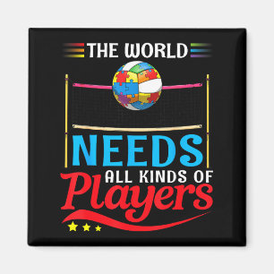 The world needs kinds of players volleyball autism magnet