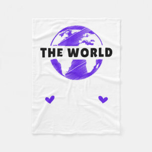 The World Needs More Girls Who Play Basketball Fleece Blanket