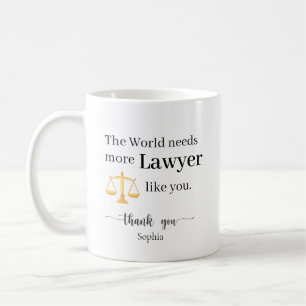 The World Needs More Lawyer Like You Personalised Coffee Mug