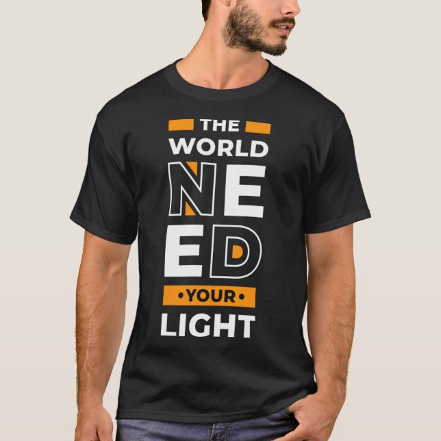 The world needs your light Pullover Hoodie (Front)