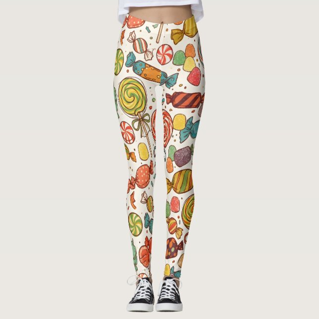 The world of candy. leggings (Front)