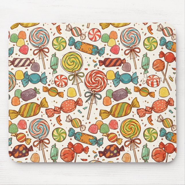 The world of candy. mouse pad (Front)