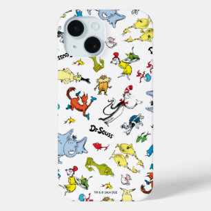 The World of Dr. Seuss Pattern iPhone 15 Case
