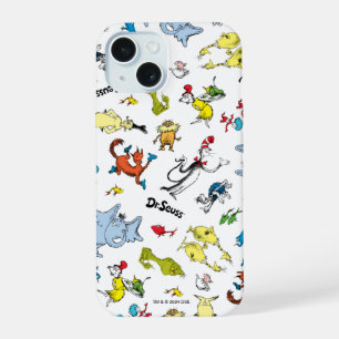The World of Dr. Seuss Pattern iPhone 15 Case