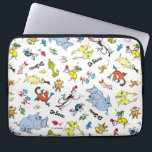 The World of Dr. Seuss Pattern Laptop Sleeve<br><div class="desc">Dr. Seuss design products encompass a wide range of items that celebrate the whimsical and imaginative world created by Theodor Seuss Geisel. These products feature beloved characters and themes from his extensive collection of children's books.</div>