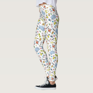 The World of Dr. Seuss Pattern Leggings
