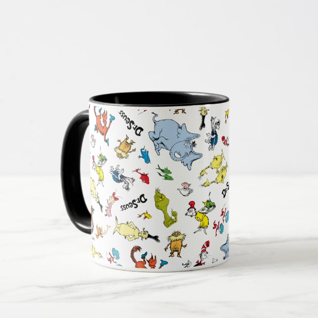 The World of Dr. Seuss Pattern Mug (Front Left)