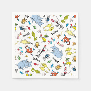 The World of Dr. Seuss Pattern Napkin