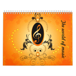 The world of music calendar