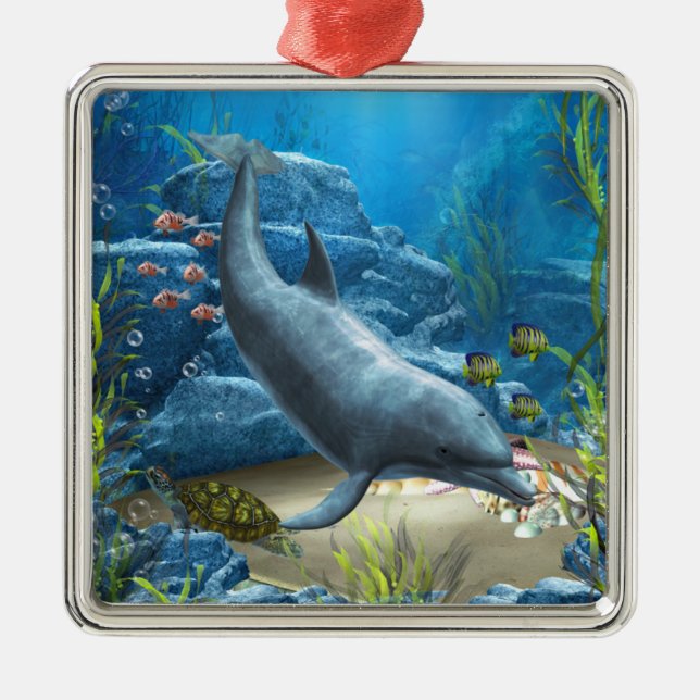 The world of the Dolphin Ornament (Front)