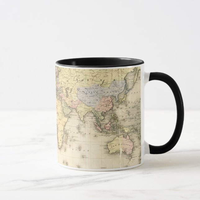 The World on Mercator's Projection | 1840 Mug (Right)