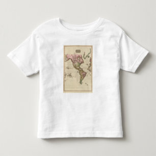 The World on Mercator's projection, western part Toddler T-Shirt
