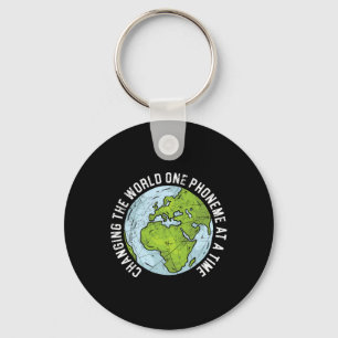 The World One Phoneme At A Time Dyslexia Awareness Key Ring