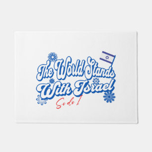 The World Stands With Israel, So do I  Israel Supp Doormat