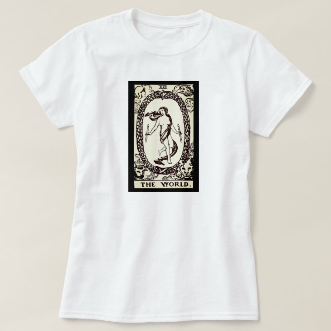 the world tarot card | T-Shirt (Design Front)