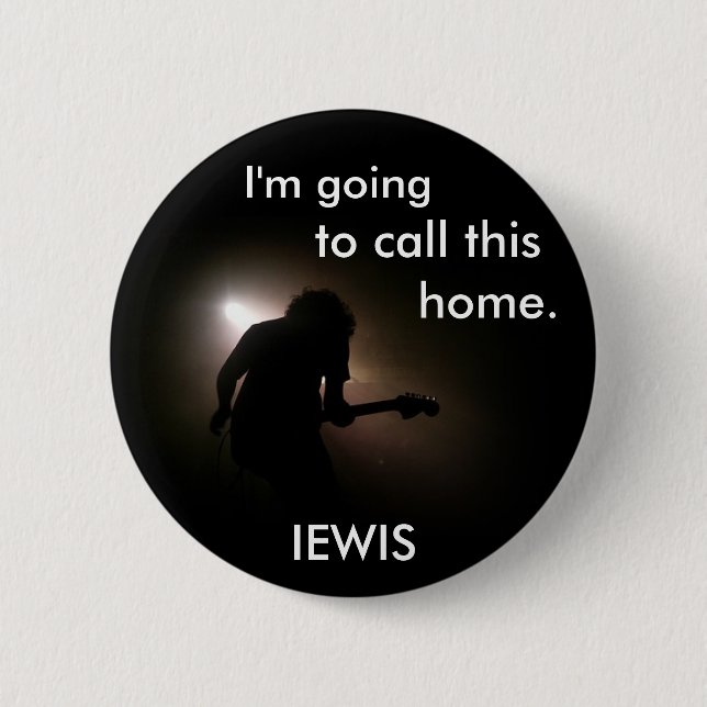 The World We Love 6 Cm Round Badge (Front)
