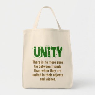 The World Will Either Move Forward - Unity Quote Tote Bag