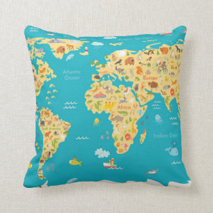 The World's Animals Cushion