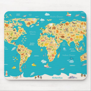 The World's Animals Mouse Pad