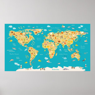 The World's Animals Poster
